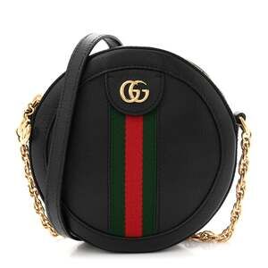 Gucci Grained Calfskin Web Mini Ophidia #242105G14B